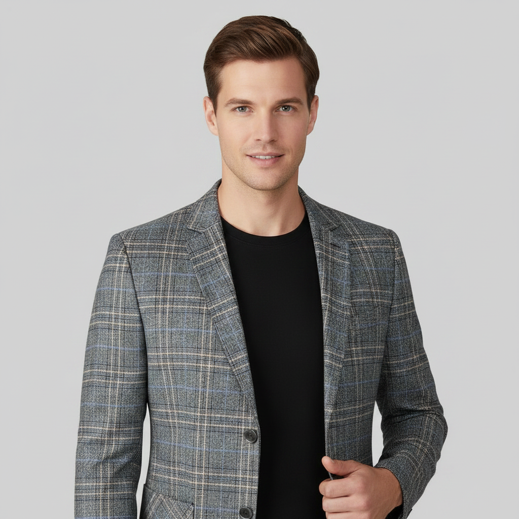 Leichter Slim-Fit-Blazer Herren | Moderner Anzugblazer