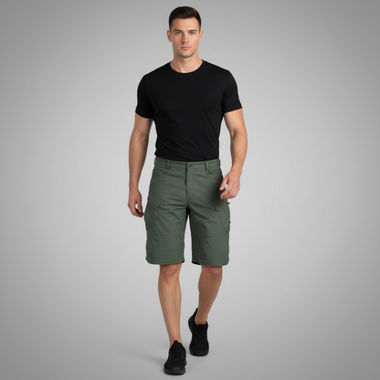 Cargo Shorts Herren | Funktionale Kurze Cargohose mit Taschen