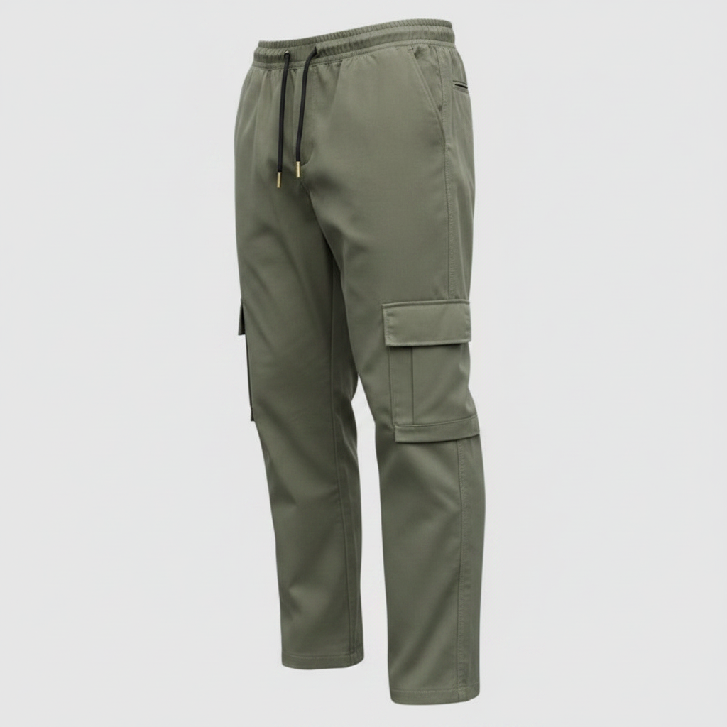 Cargohose Herren | Baumwollmix mit Elastischem Bund