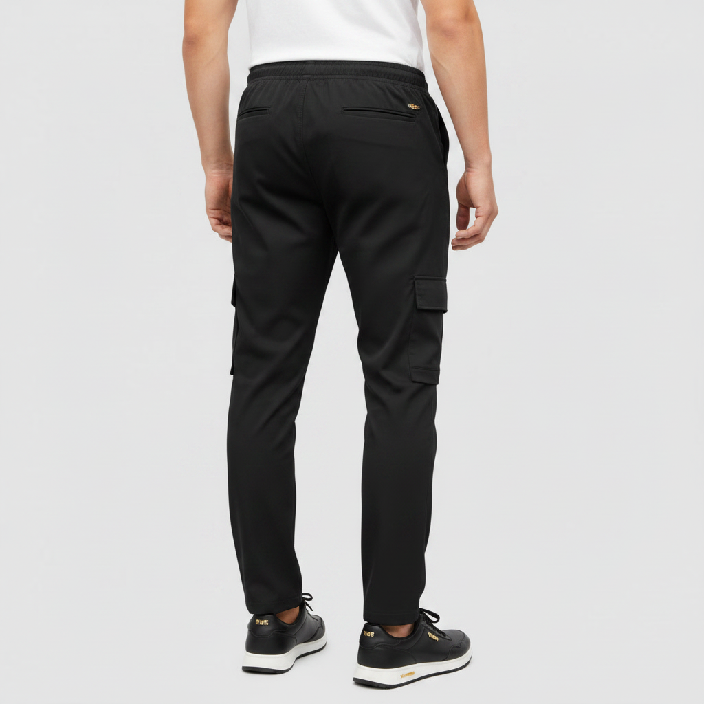 Cargohose Herren | Baumwollmix mit Elastischem Bund