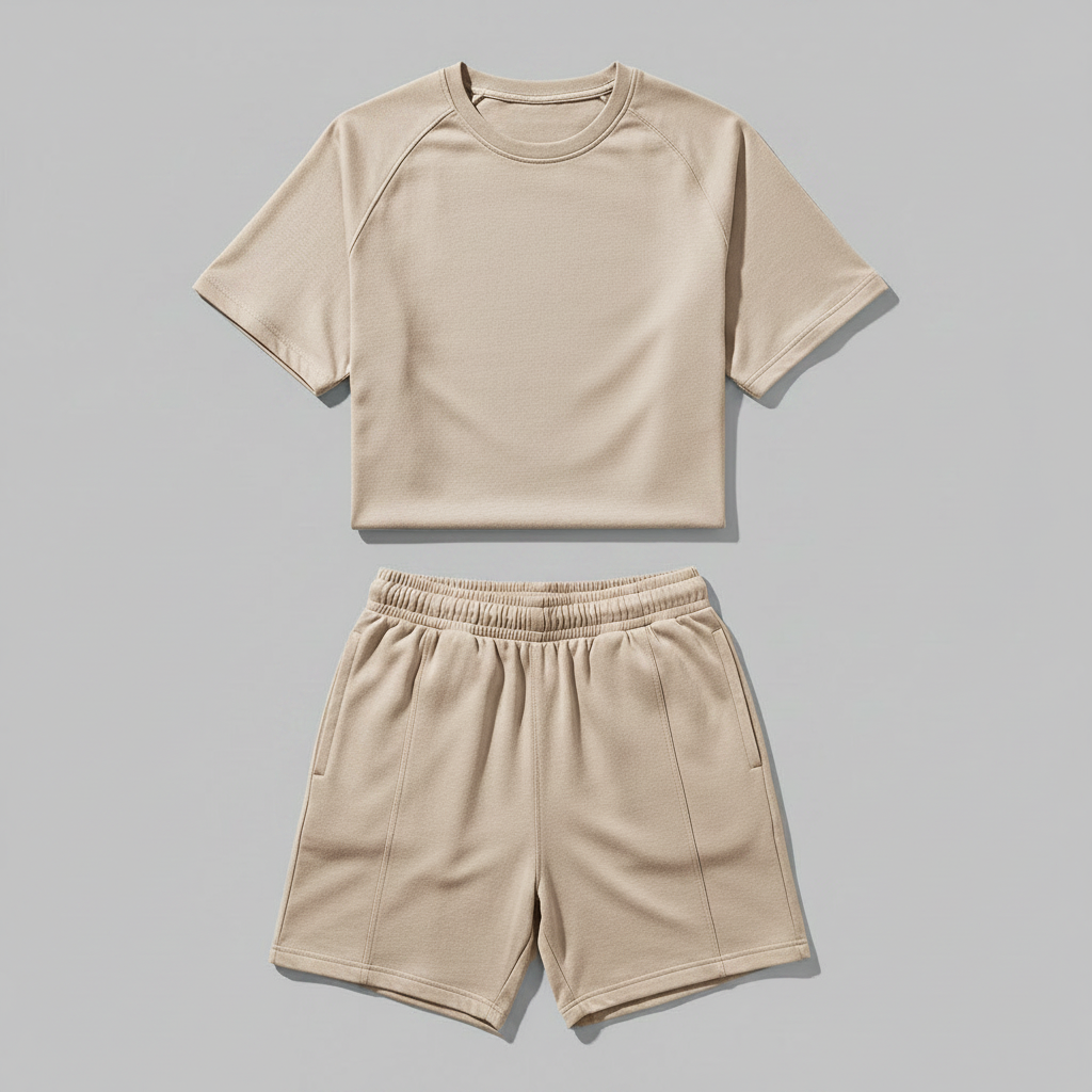 Lässiges Herren Kombi-Set | Sommer Shorts und Hemd
