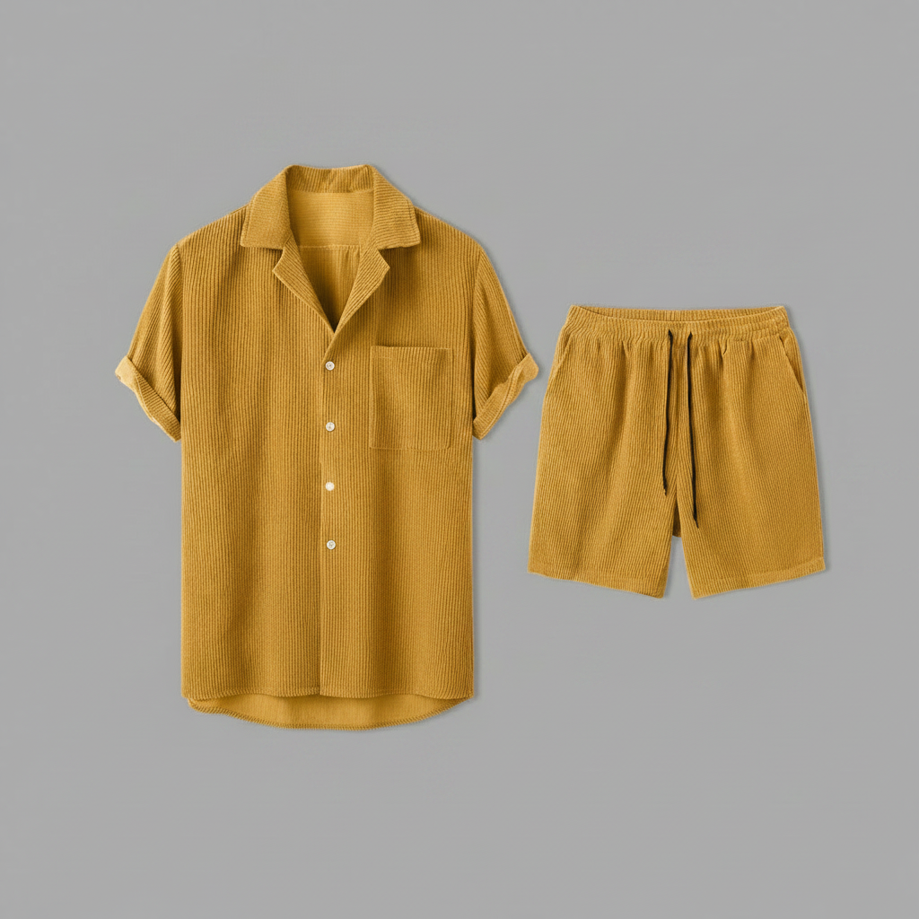 Harold Herren Outfit Sommer | Zweiteiliges Kombinationsset