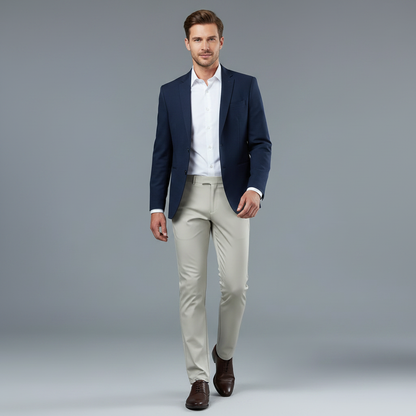 Herren Anzughose Schwarz | Elegante Anzughose mit Stretch