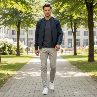 Herren Anzughose Schwarz | Elegante Anzughose mit Stretch