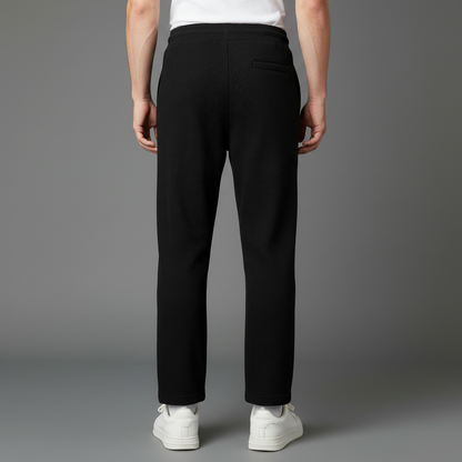 Herren Waffelstrick-Jogginghose | Trainingshose für Freizeit