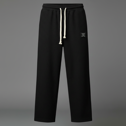 Herren Waffelstrick-Jogginghose | Trainingshose für Freizeit