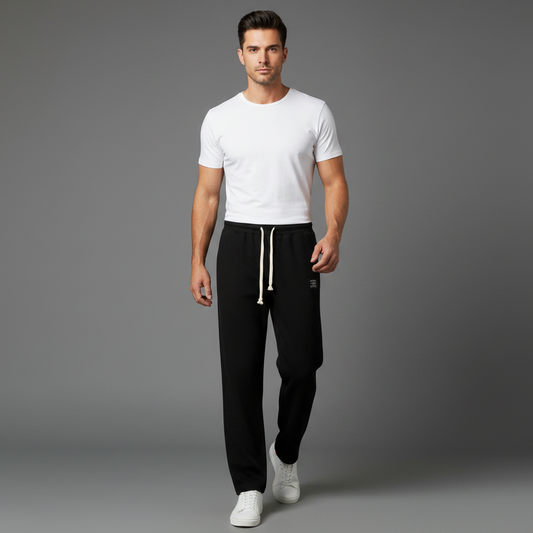 Herren Waffelstrick-Jogginghose | Trainingshose für Freizeit