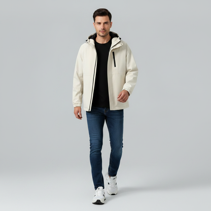 Herren Windjacke Damian | Relaxed Fit Wind- und Wetterschutzjacke