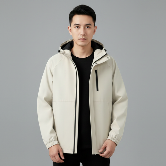 Herren Windjacke Damian | Relaxed Fit Wind- und Wetterschutzjacke