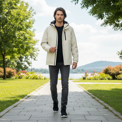 Herren Windjacke Damian | Relaxed Fit Wind- und Wetterschutzjacke