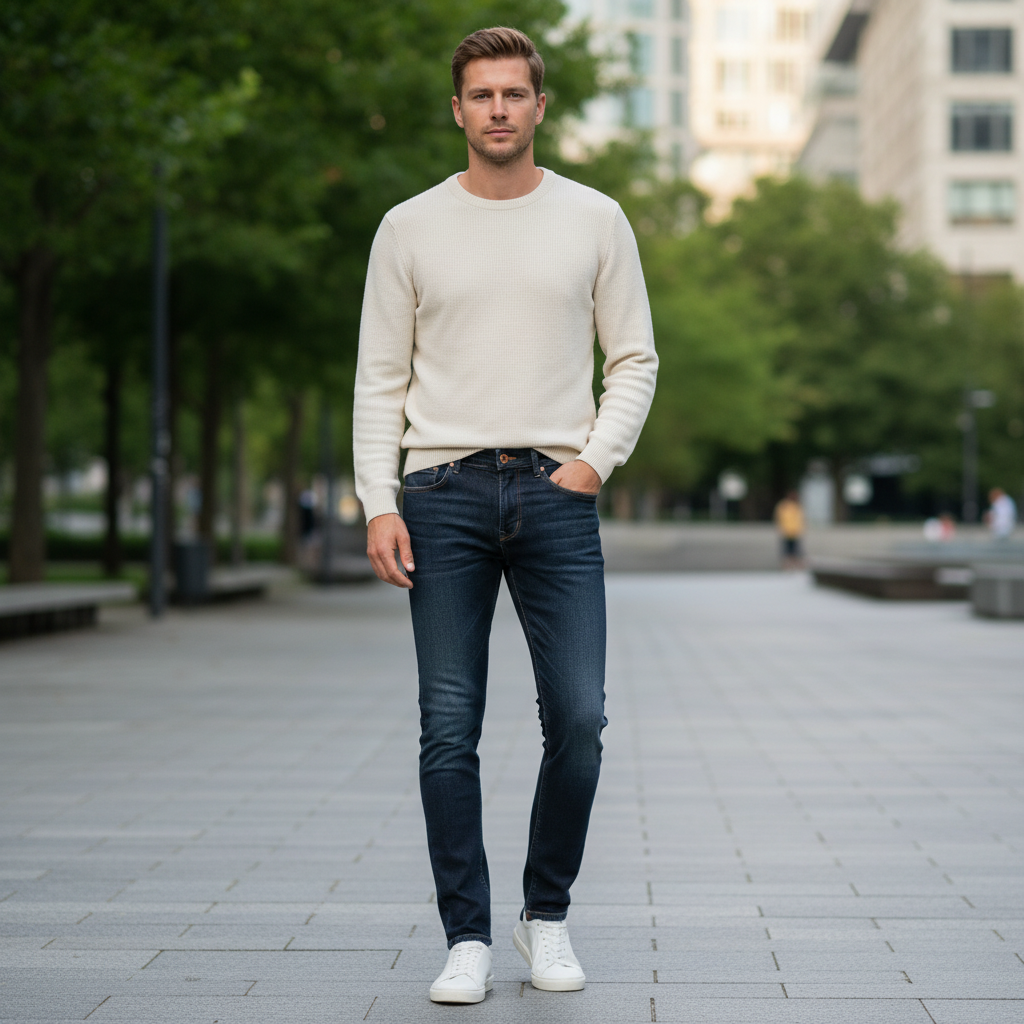 Herrenjeans Johnny | Bequeme Gerade Passform hose