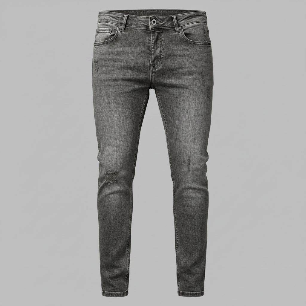 Tailored-Fit-Jeans Liam | Slim Fit Herrenjeans mit Zerrissenem Design