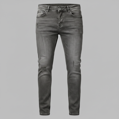 Tailored-Fit-Jeans Liam | Slim Fit Herrenjeans mit Zerrissenem Design