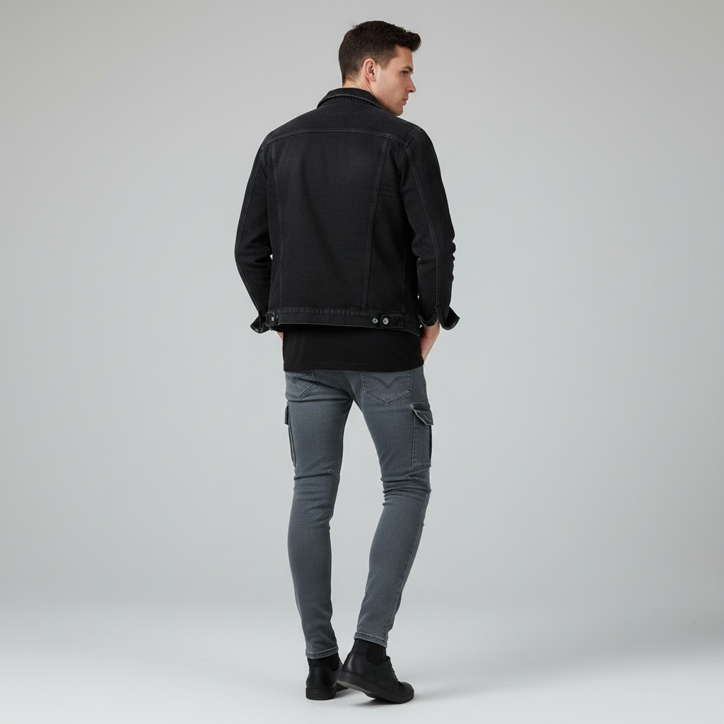 Cargo Jeans Herren | Vielseitige Ganzjahres-Jeans mit Taschen