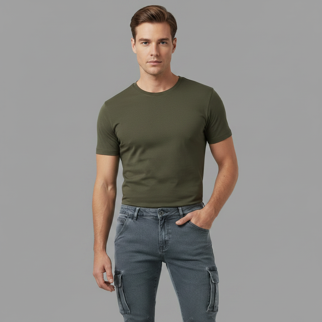 Cargo Jeans Herren | Vielseitige Ganzjahres-Jeans mit Taschen