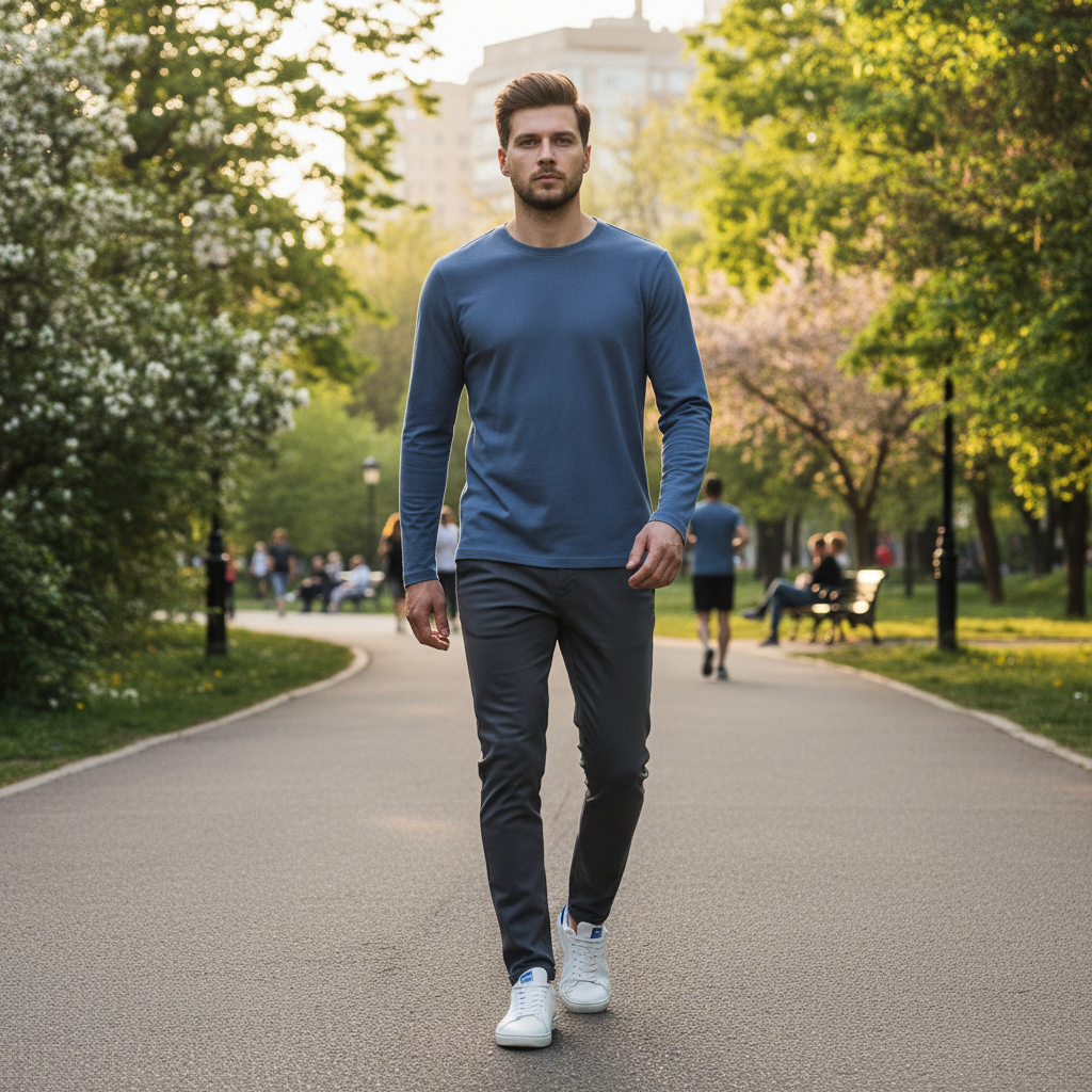 Langarmhemd Milan | Herrenhemden Langarm