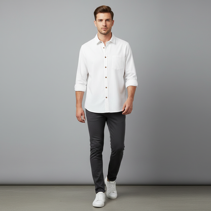 Marseille hemd | Herren Hemd Langarm