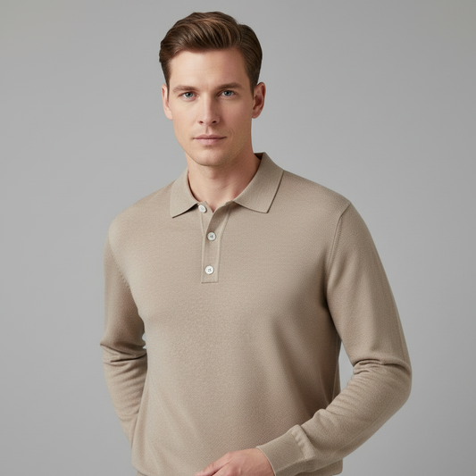 Langarm Poloshirt Herren | Klassisch & Vielseitig