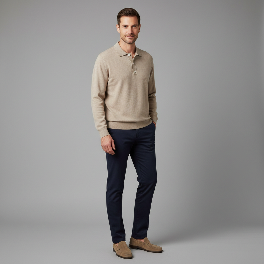 Langarm Poloshirt Herren | Klassisch & Vielseitig